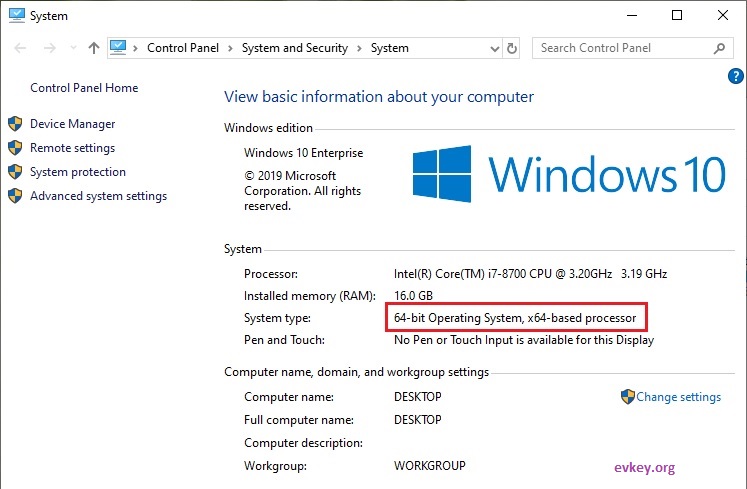 Windows 10 Pro 64bit